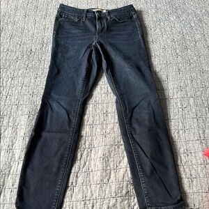 Athleta Sculptek Dark Wash Skinny Jeans